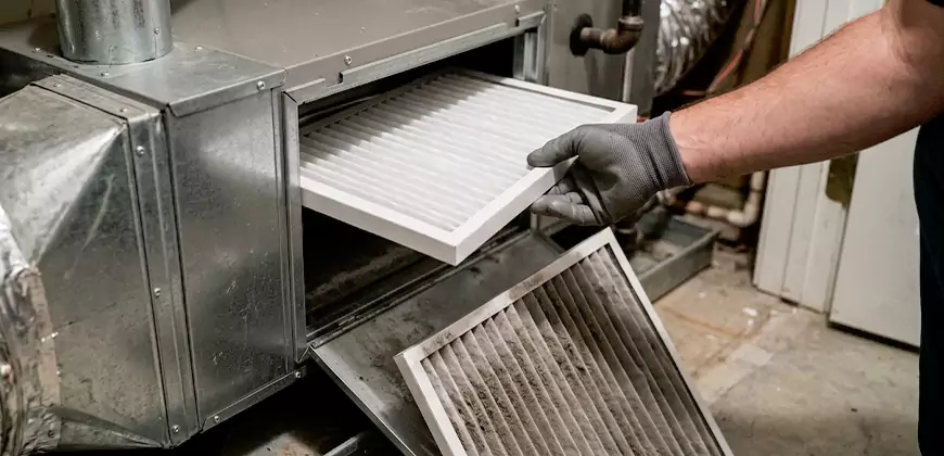 Window and Split Unit Filter Cleaning in Quincy