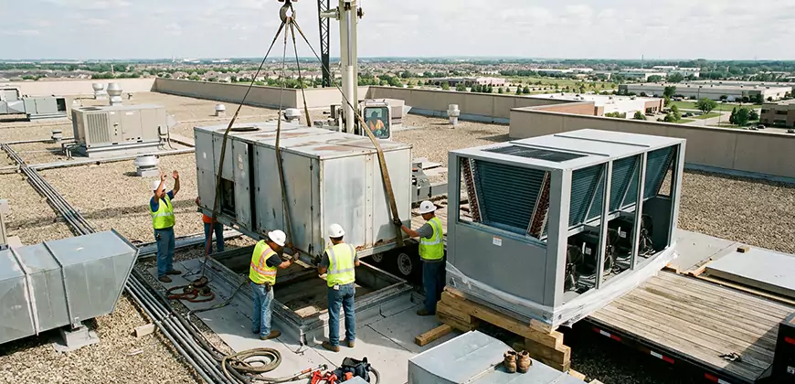 Warehouse and Industrial HVAC Replacement in Quincy